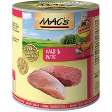 Mac's Cat konzerva teľacie a morka 200 g Mac's Cat konzerva teľacie a morka 200 g