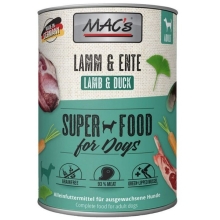 Mac's Dog konzerva jahňa a kačka 400 g