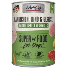 Mac's Dog konzerva králik a zelenina 400 g