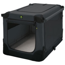 Maelson skladacia prepravka čierno/antracitová 62 cm