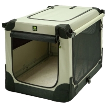 Maelson skladacia prepravka čierno/béžová 92 cm