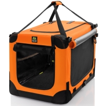 Maelson skladacia prepravka čierno/oranžová 62 cm