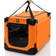 Maelson skladacia prepravka čierno/oranžová 72 cm