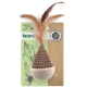 Magic Cat Natural Fun hračka pre mačky kužeľ s pierkami 6 cm