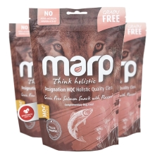 Marp Holistic lososové maškrty s ľanovým semienkom 150 g