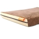 Matrac Aminela Half & Half hnedá 120 cm