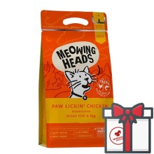 Meowing Heads Paw Lickin’ Chicken 4 kg