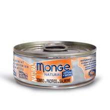 Monge Cat Natural konzerva tuniak s lososom 80 g