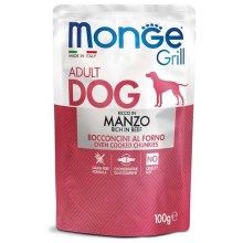 Monge Dog Grill kapsička s hovädzím mäsom 100 g