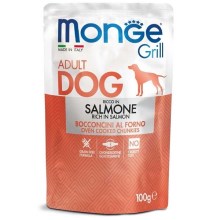 Monge Dog Grill kapsička s lososom 100 g