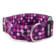 Mooria Violet Dots obojok veľ. L