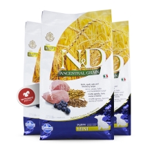 N&D Ancestral Grain Dog Puppy Mini Lamb & Blueberry 2,5 kg