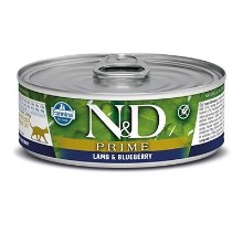 N&D Cat Prime konzerva Adult Lamb & Blueberry 80 g N&D Cat Prime konzerva Adult Lamb & Blueberry 80 g