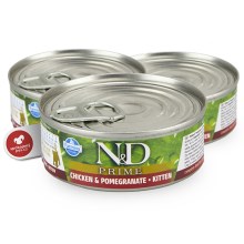 N&D Cat Prime konzerva Kitten Chicken & Pomegranate 80 g