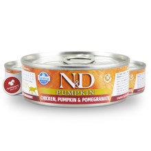 N&D Cat Pumpkin konzerva Adult Chicken & Pomegranate 80 g SET 1+1 ZADARMO