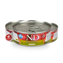 N&D Cat Quinoa konzerva Urinary Duck & Cranberry 80 g SET 1+1 ZADARMO