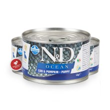 N&D Dog Ocean konzerva Puppy Mini Codfish & Pumpkin 140 g SET 1+1 ZADARMO