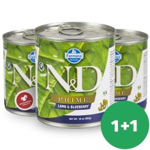 N&D Dog Prime konzerva Adult Lamb & Blueberry 285 g 1 + 1 ZADARMO