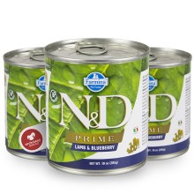 N&D Dog Prime konzerva Adult Lamb & Blueberry 285 g