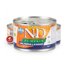 N&D Dog Pumpkin konzerva Adult Mini Lamb & Blueberry 140 g
