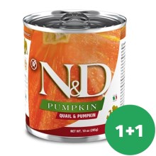N&D Dog Pumpkin konzerva Adult Quail & Pumpkin 285 g SET 1+1 ZADARMO