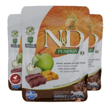 N&D GF Pumpkin Cat Venison & Apple 300 g