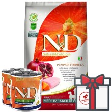 N&D GF Pumpkin Dog Adult M/L Chicken&Pomegranate 12 kg