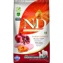 N&D GF Pumpkin Dog Adult M/L Chicken&Pomegranate 12 kg