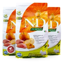 N&D GF Pumpkin Dog Adult Mini Boar & Apple 2,5 kg