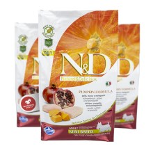 N&D GF Pumpkin Dog Adult Mini Chicken & Pomegrante 2,5 kg