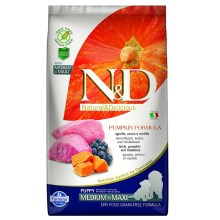 N&D GF Pumpkin Dog Puppy M/L Lamb & Blueberry 12 kg N&D GF Pumpkin Dog Puppy M/L Lamb & Blueberry 12 kg