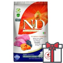 N&D GF Pumpkin Dog Puppy M/L Lamb & Blueberry 12 kg N&D GF Pumpkin Dog Puppy M/L Lamb & Blueberry 12 kg