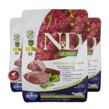 N&D GF Quinoa Cat Weight Management Lamb & Broccoli 300 g