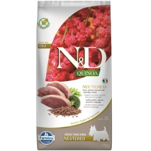 N&D GF Quinoa Dog Neutered Mini Duck & Broccoli & Asparagus 7 kg