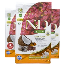 N&D GF Quinoa Dog Skin & Coat Herring & Coconut 7 kg