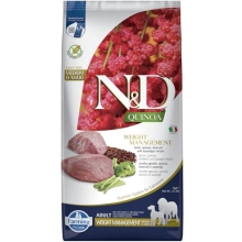 N&D GF Quinoa Dog Weight Management M/L Lamb & Broccoli 7 kg