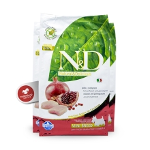 N&D Grain Free Dog Adult Mini Chicken&Pomegrante 2,5 kg