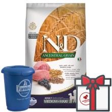 N&D Low Grain Dog Adult M/L Lamb & Blueberry 12 kg N&D Low Grain Dog Adult M/L Lamb & Blueberry 12 kg