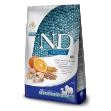 N&D Ocean Dog LG Adult M/L Codfish & Orange 12 kg