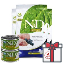 N&D Prime Dog Adult Mini Lamb & Blueberry 7 kg