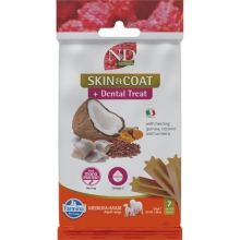 N&D Quinoa Dog Dental Snack Skin & Coat M/L Herring 100 g