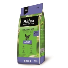 Nativia Adult Chicken & Rice 15 kg