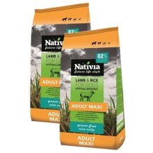 Nativia Adult Maxi Lamb & Rice SET 2x 15 kg Nativia Adult Maxi Lamb & Rice SET 2x 15 kg