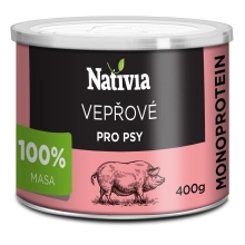Nativia konzerva bravčové mäso pre psy 400 g