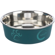 Nerezová miska s labkami MIX farieb 2,2 l/23 cm