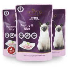 Nuevo Cat kapsička Kitten Poultry & Rice 85 g