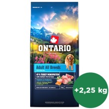 Ontario Adult All Breeds Monoprotein Turkey & Sweet Potatoes 12 kg