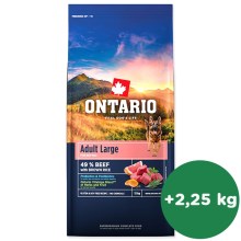 Ontario Adult Large Beef & Brown Rice 12 kg