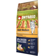 Ontario Adult Medium Chicken & Potatoes & Herbs 12 kg