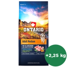 Ontario Adult Medium Chicken & Sweet Potatoes 12 kg